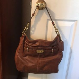 Brown Leather Coach bag